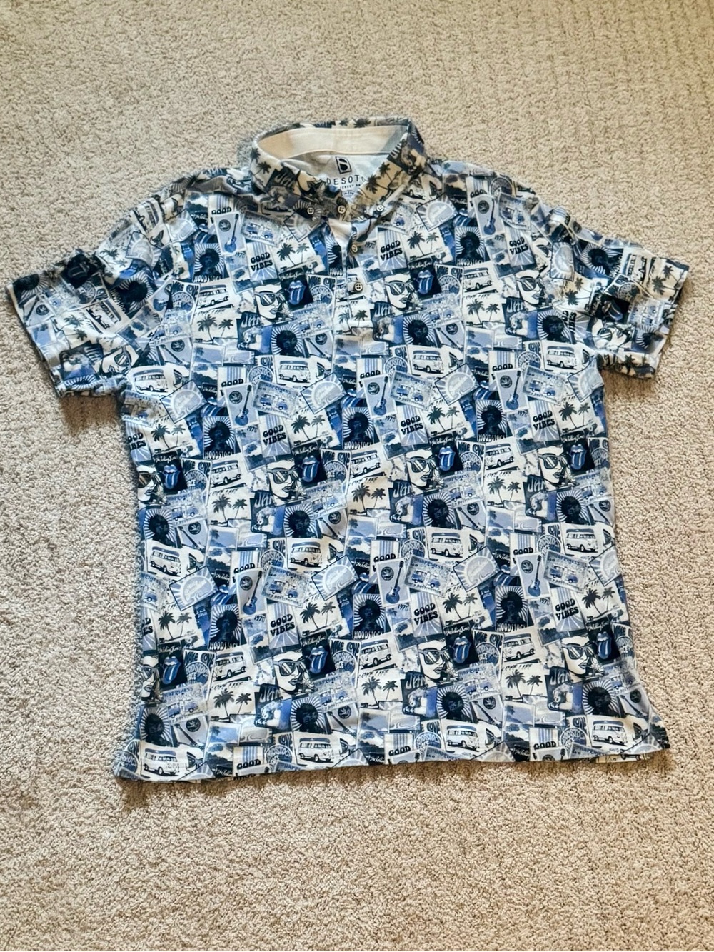 Desoto Good Vibes Polo